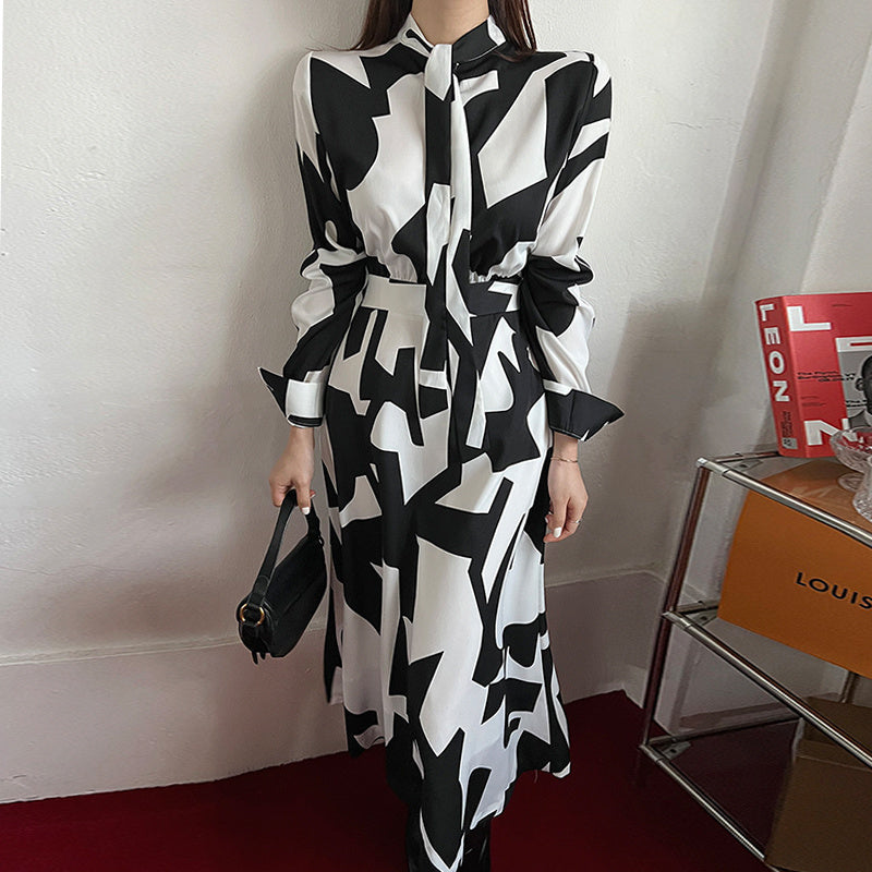 Urban Blossom Print Dress