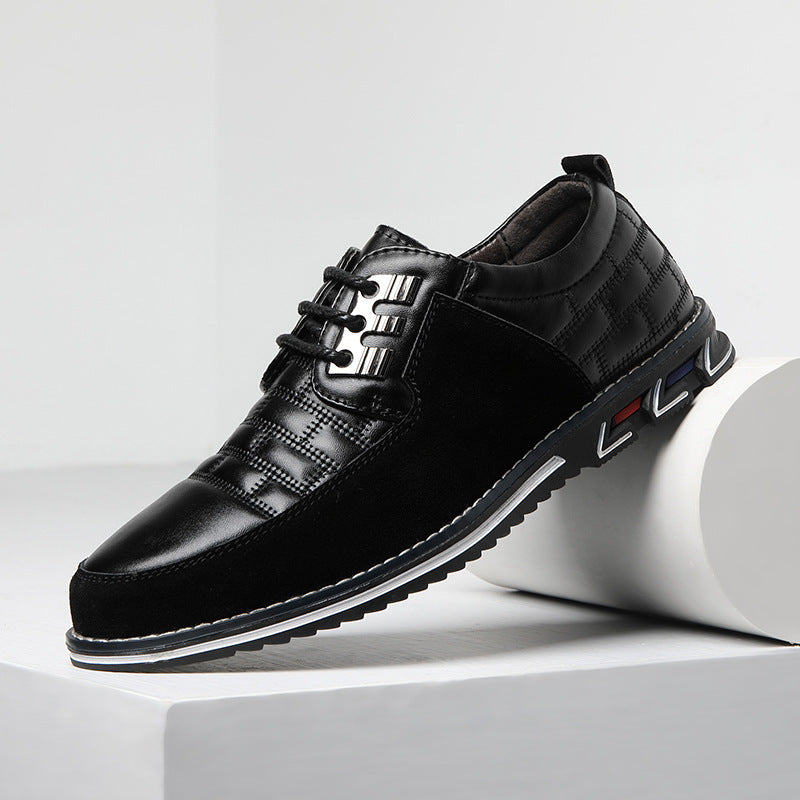 K-Style Elegant Leather Business Shoes for Men