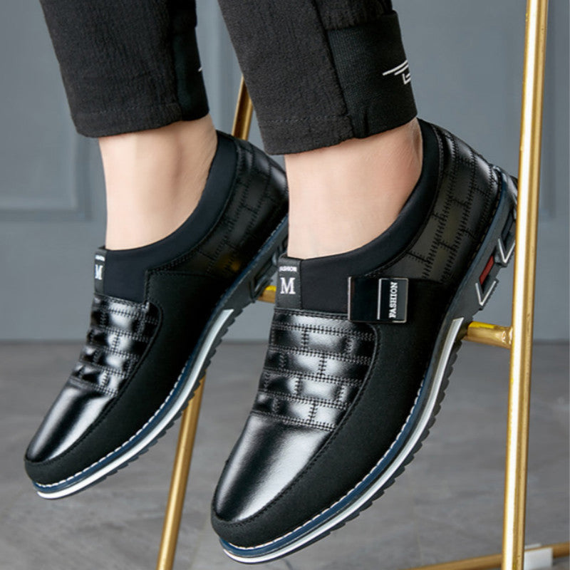 K-Style Elegant Leather Business Shoes for Men