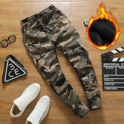 Trendy Camo Waist Corset Trousers