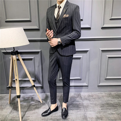 Handsome English Groomsmen Slim Wedding Tuxedo