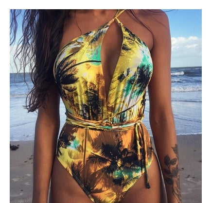 Exquisite Back: One-Piece Bikini