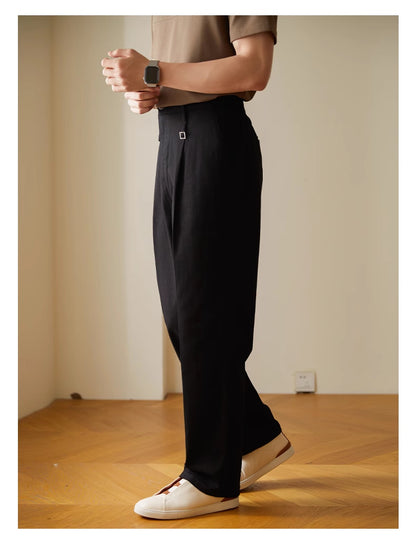 Vintage Vibe Casual Trousers