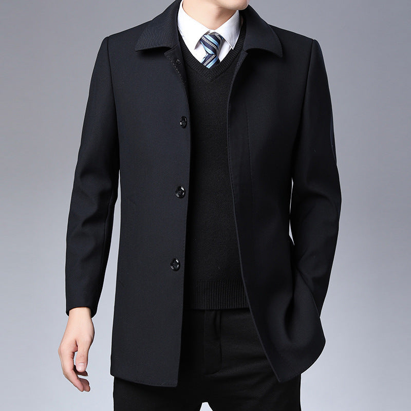 Urban Gentleman Suit Collar Top