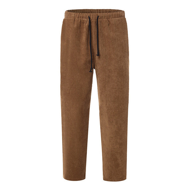 Men's Cozy Corduroy Joggers for Winter