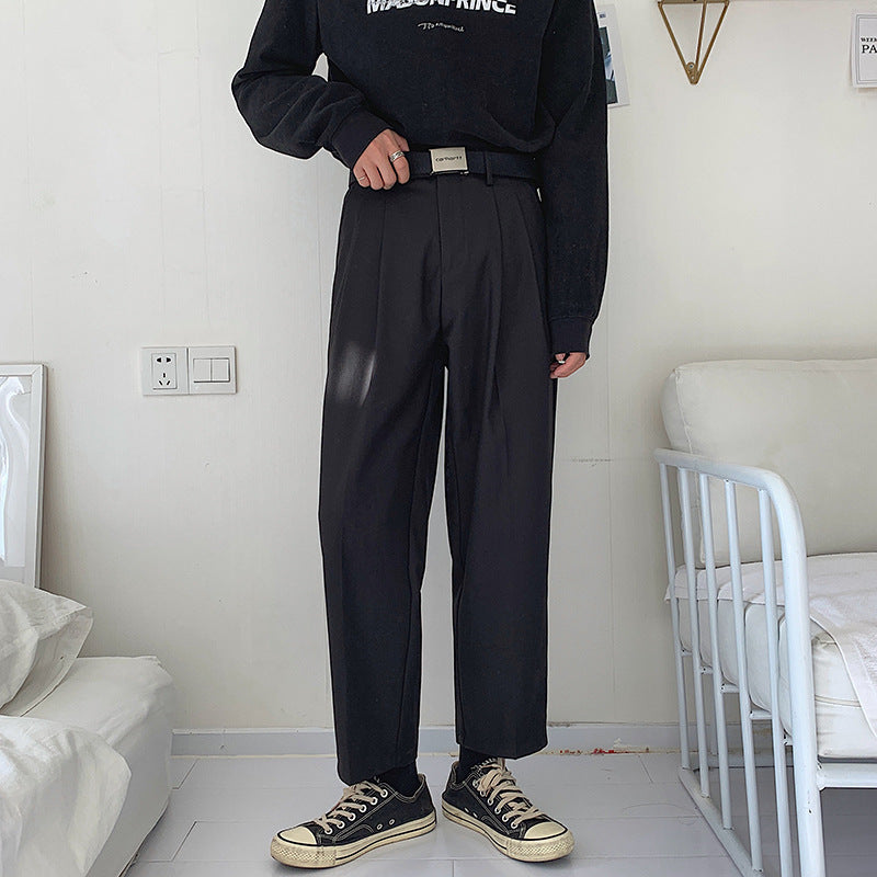 Veluxe Men's Wide-Cut Trousers