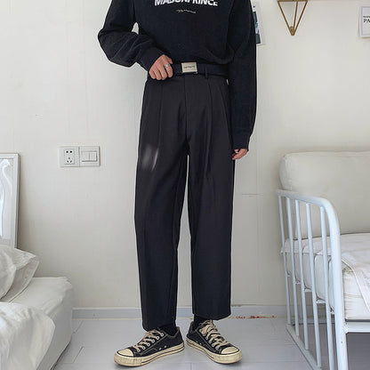 Veluxe Men's Wide-Cut Trousers