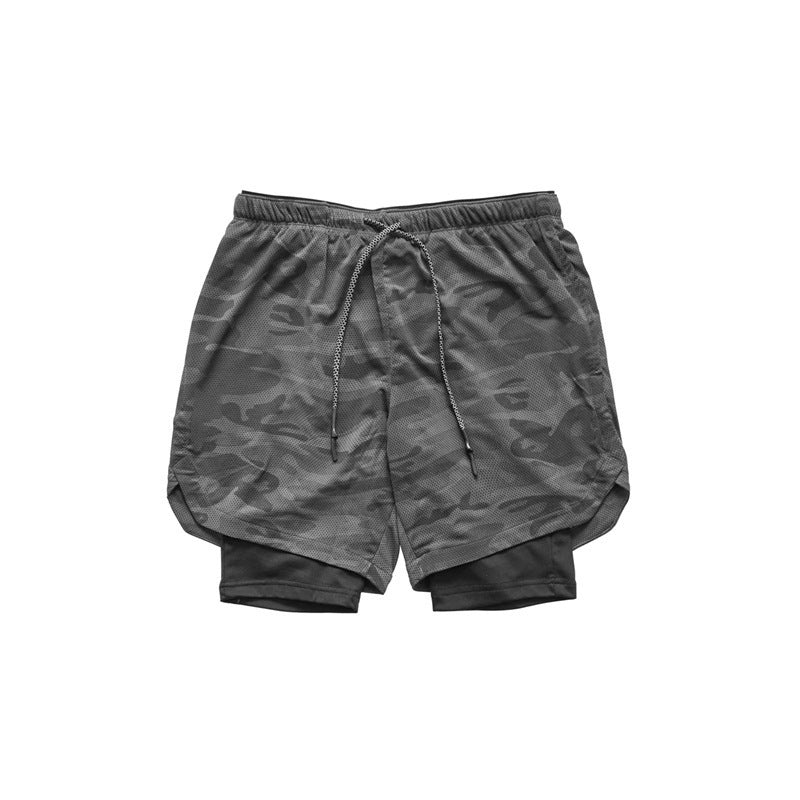 Hydro Run Double-Layer Jogger Shorts – Quick-Dry Activewear for Men