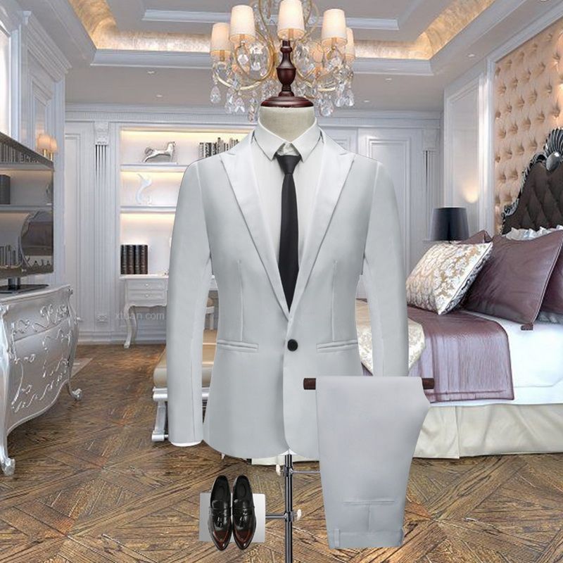 Modern Groomsman Slim Blazer