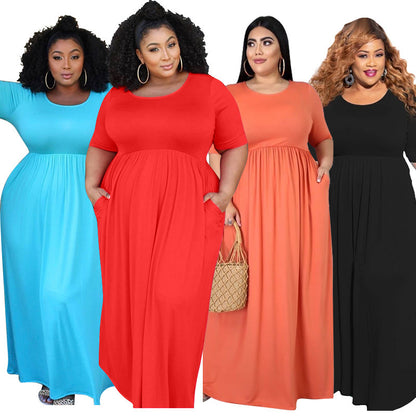 Flowing Grace Plus Dress