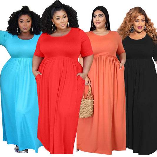 Flowing Grace Plus Dress