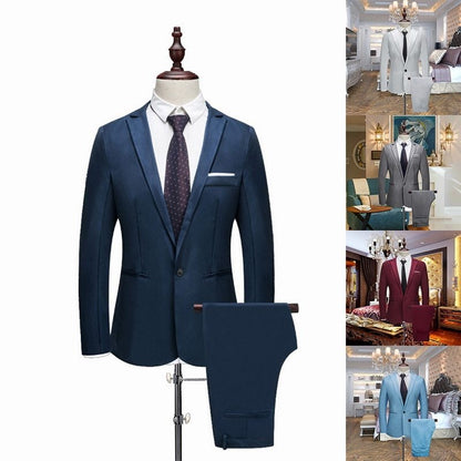 Modern Groomsman Slim Blazer
