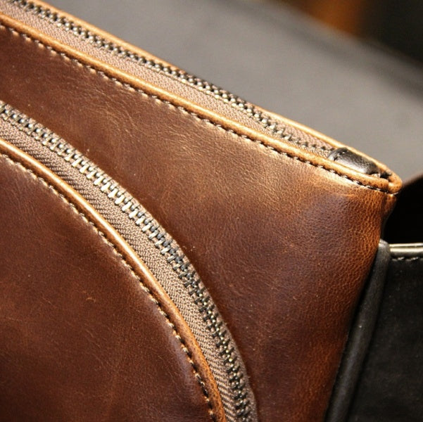 Compact Edge Leather Bag
