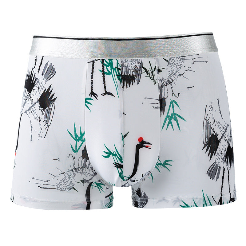 Breathable Silk Boxer Shorts