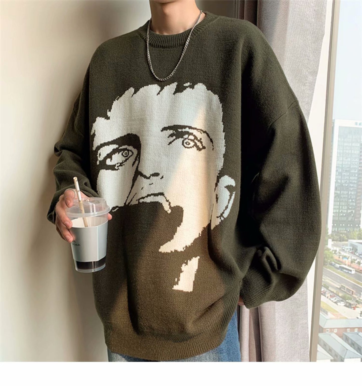 Streetwear Vibes Warm Winter Sweater
