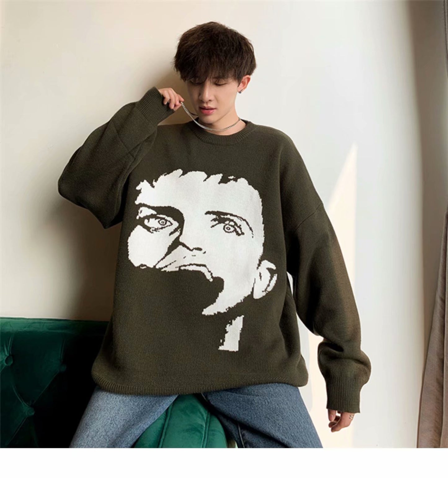 Streetwear Vibes Warm Winter Sweater