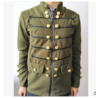 Elite Urban Double-Breasted Suit Jacket