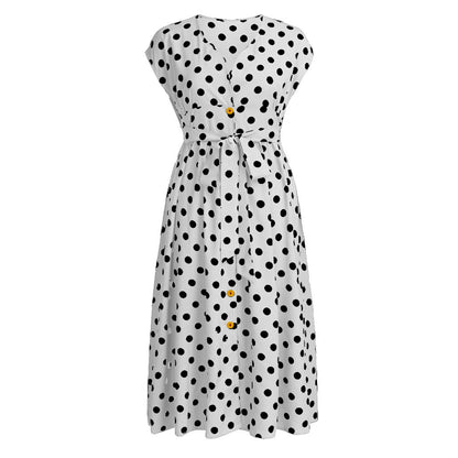 Breezy Bliss Polka Dot Dress