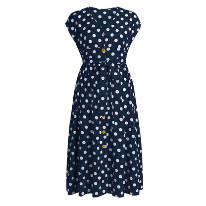Breezy Bliss Polka Dot Dress