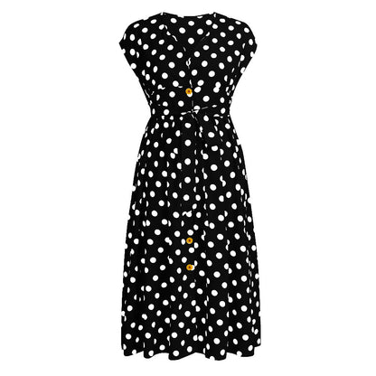 Breezy Bliss Polka Dot Dress