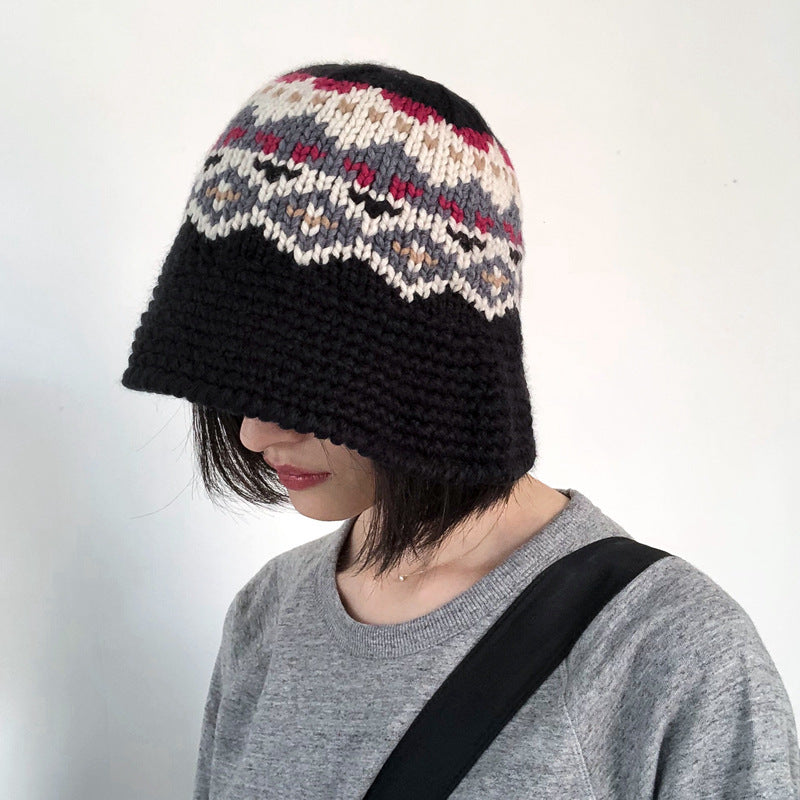Outdoor Knitted Panama Bucket Hat