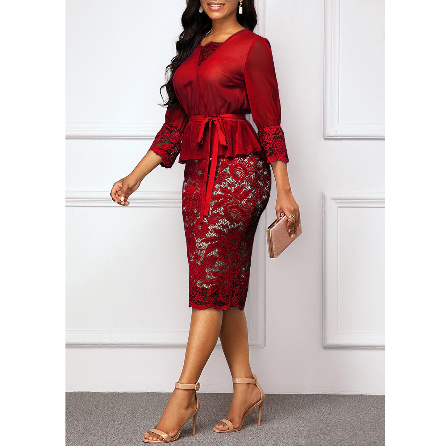 Modish Flow Plus Size Dress