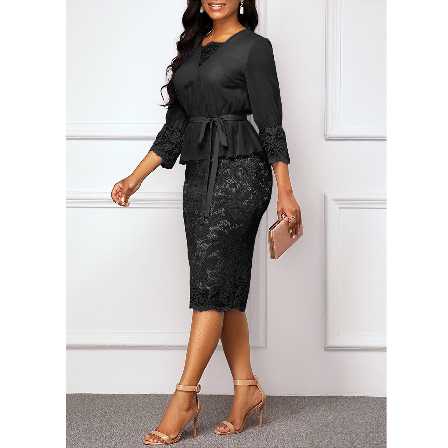 Modish Flow Plus Size Dress