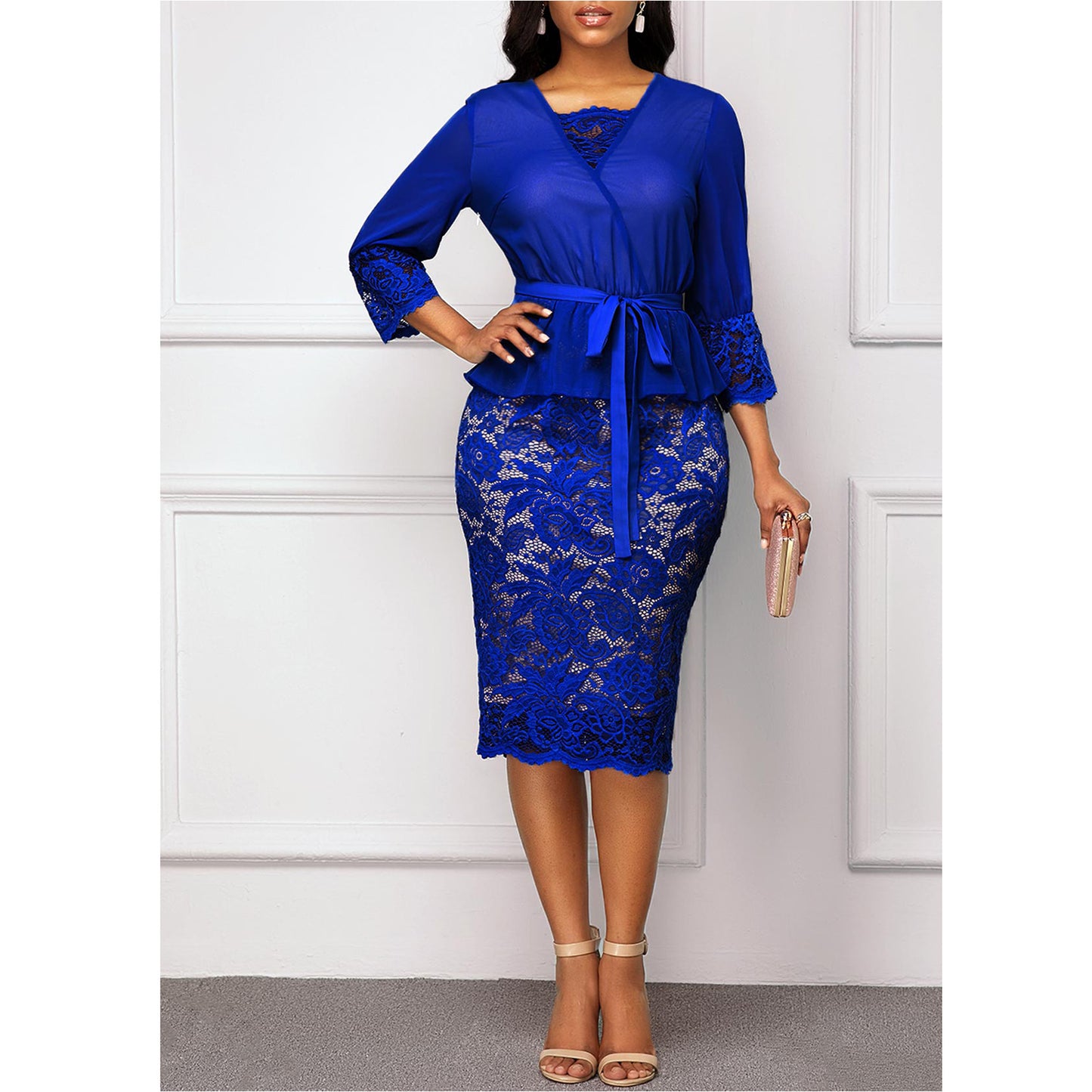 Modish Flow Plus Size Dress