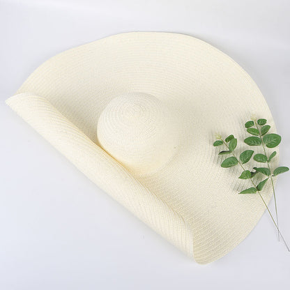 Oversized Summer UV Protection Straw Hat