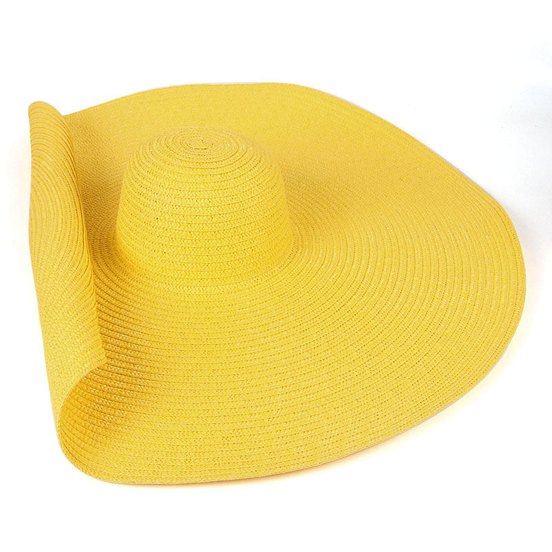 Oversized Summer UV Protection Straw Hat