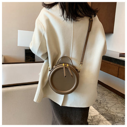 Minimalist Muse Circle Shoulder Bag
