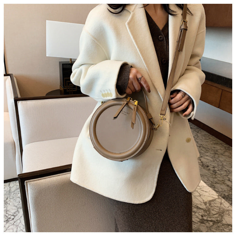 Minimalist Muse Circle Shoulder Bag