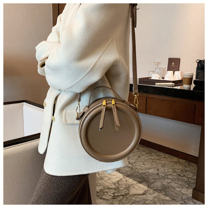 Minimalist Muse Circle Shoulder Bag
