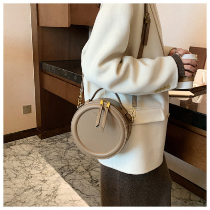 Minimalist Muse Circle Shoulder Bag