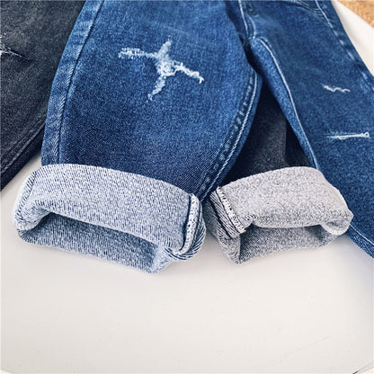 Cozy Denim: Trendy Fleece Jeans