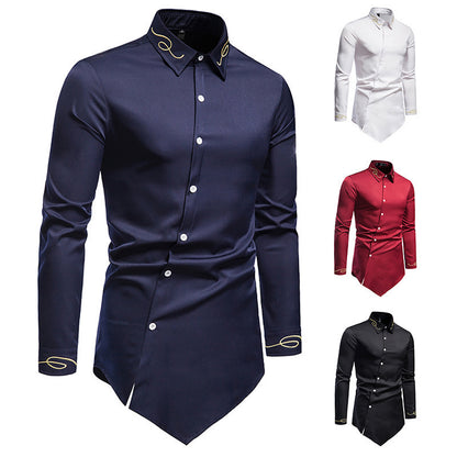 Denim Revival Asymmetric Shirt