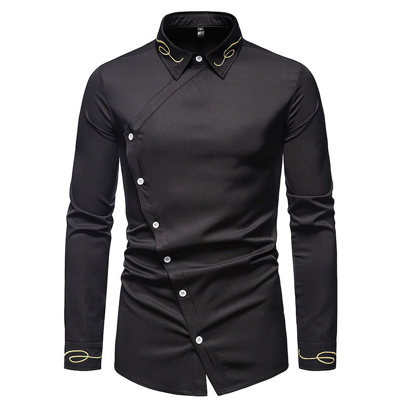 Denim Revival Asymmetric Shirt
