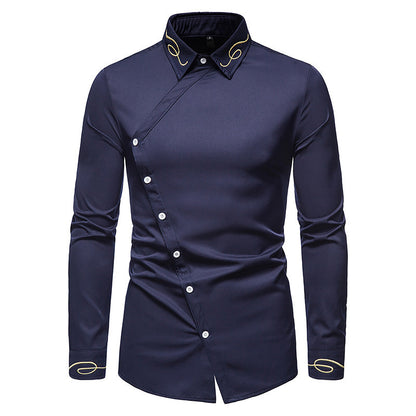 Denim Revival Asymmetric Shirt