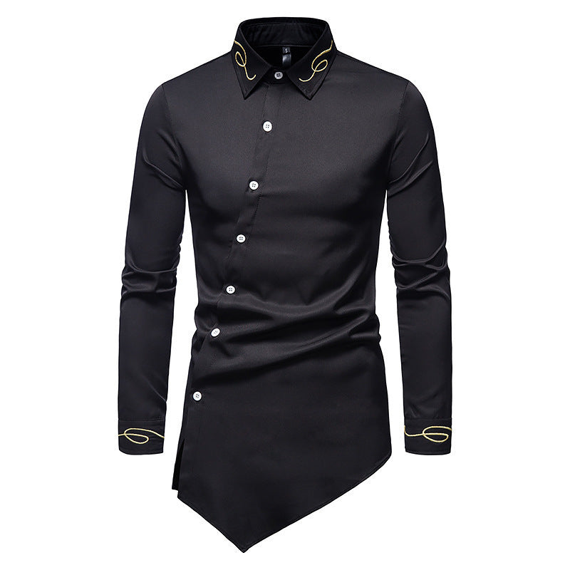 Denim Revival Asymmetric Shirt