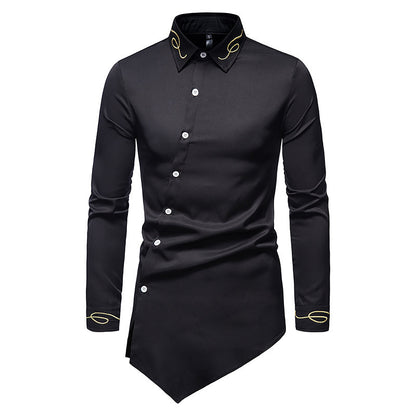Denim Revival Asymmetric Shirt
