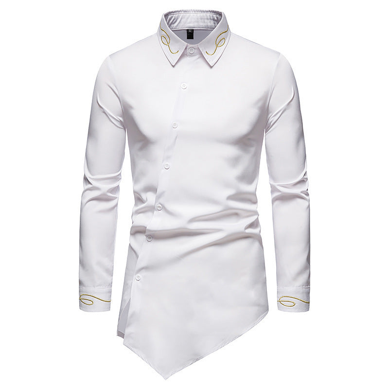 Denim Revival Asymmetric Shirt