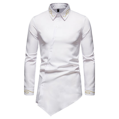 Denim Revival Asymmetric Shirt