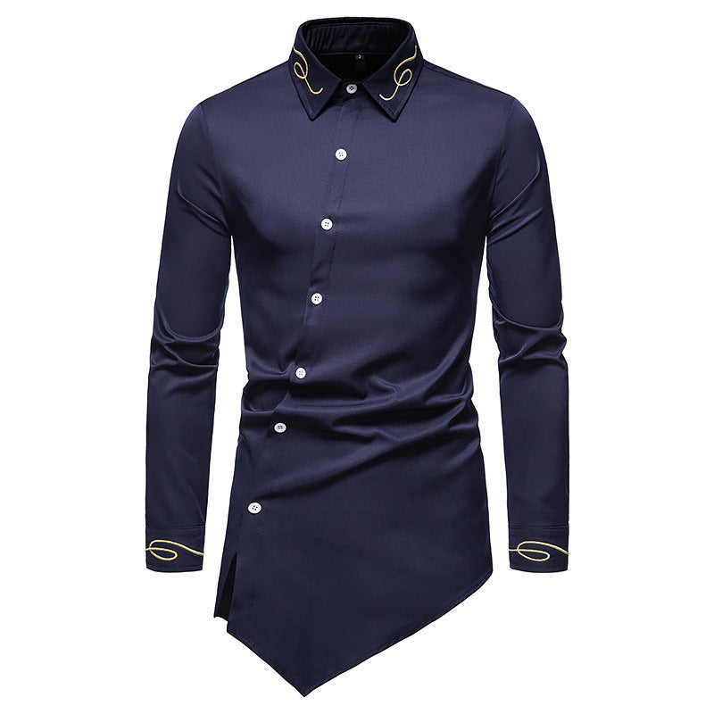 Denim Revival Asymmetric Shirt