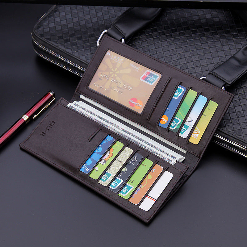 Niche Style Long Wallet for Men