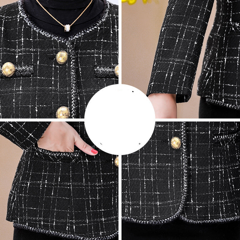 Timeless Grace Spring Coat for Middle-Aged Women