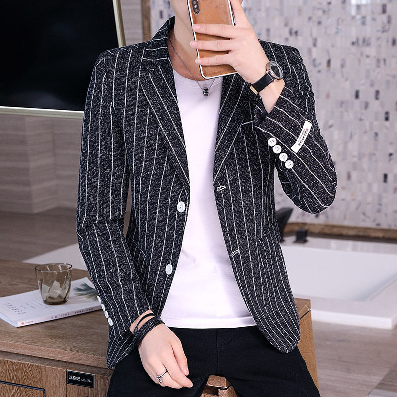Trendy Korean Plaid Blazer
