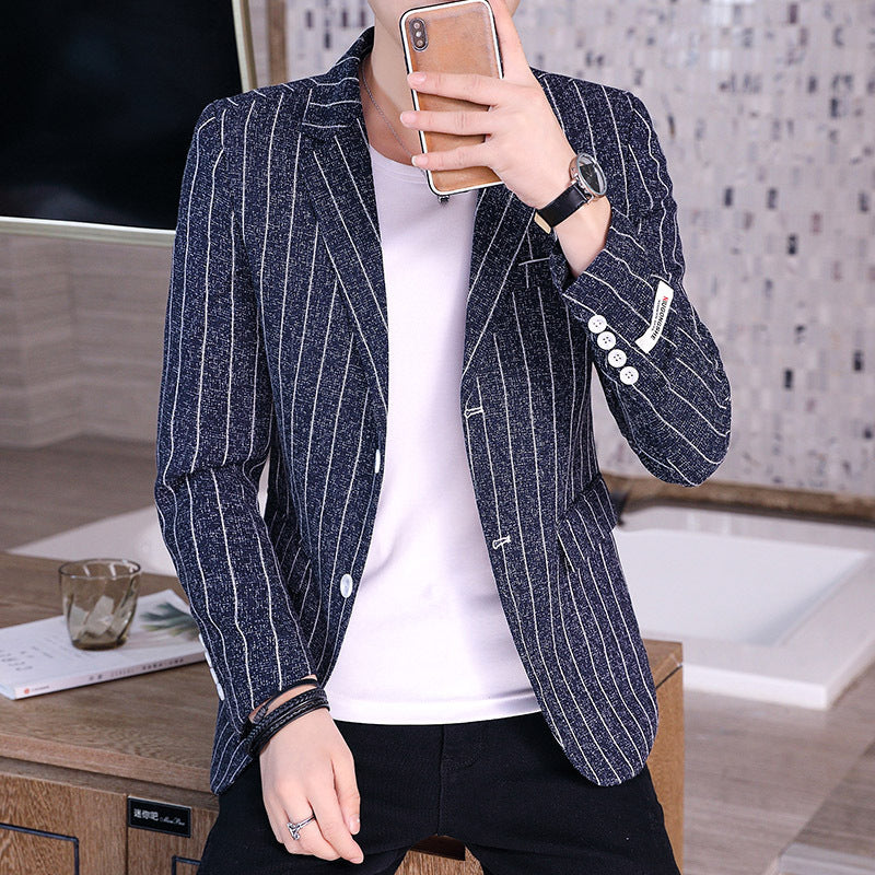 Trendy Korean Plaid Blazer