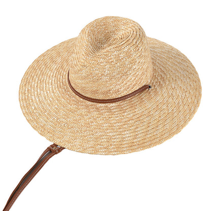 Summer Breeze Straw Sun Hat with Belt for Women