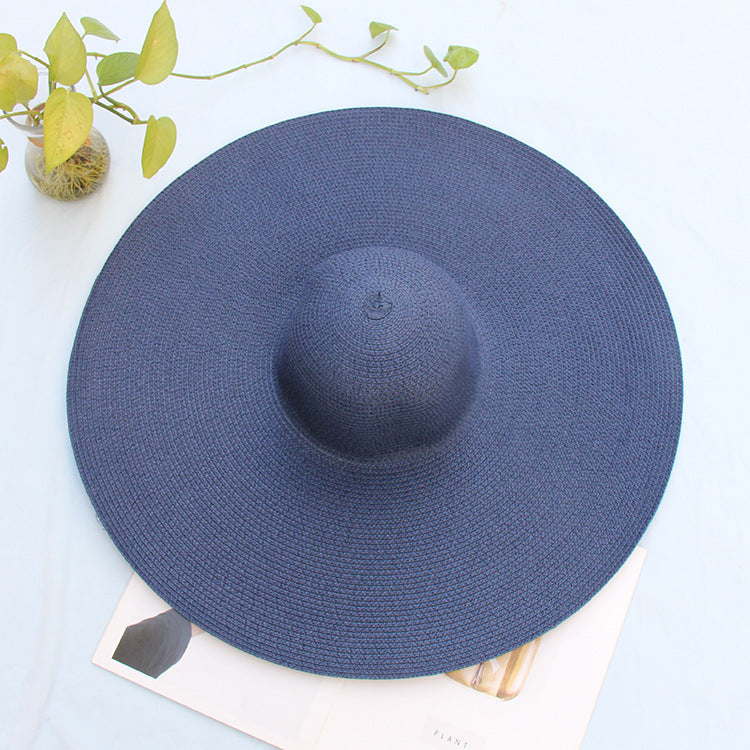 Oversized Summer UV Protection Straw Hat