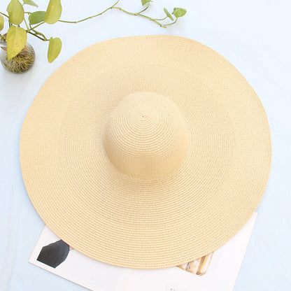 Oversized Summer UV Protection Straw Hat